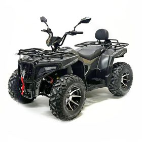 Электроквадроцикл GreenCamel Сахара A1070 4x4 (10kW 120Ah 70 км/ч) блокировки темно-серый