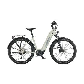 Электровелосипед KTM Macina Aera 571 LFC, серебристо-матовый