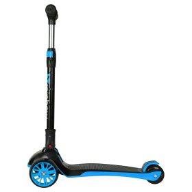Самокат Novatrack Rainbow 120 (2025), черный с синим