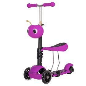 Самокат Novatrack Disco-kids Saddle 120 (2019), розовый