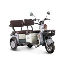 Электротрицикл Rutrike Gelbert Beta 800, серо-белый