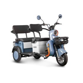 Электротрицикл Rutrike Gelbert Beta 800, сине-белый