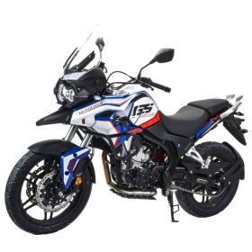 Мотоцикл Motoland 500 Enduro Adventure F500, синий/белый