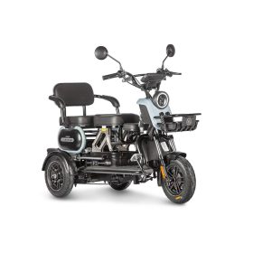 Электротрицикл Wanshida Un Moto 650, черно-синий
