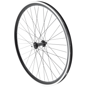 Колесо переднее Forward DW 26, WZ-201F, 32 отв., 3/8" (гайка)х100 мм, V-Brake, двустеночный