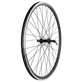 Колесо переднее Forward DW 26, WZ-201FQR, 32 отв., 9 мм (эксц)х100 мм, V-Brake, двустеночный