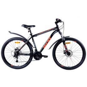 Велосипед Aist Quest Disc 26 2023 черно-серый