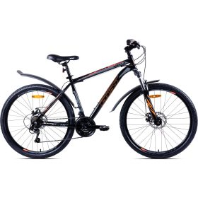 Велосипед Aist Quest Disc 26 2024 черно-серый