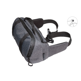 Сумка велосипедная нарульная Caanbag CAAN-TR-22DG, темно-серый