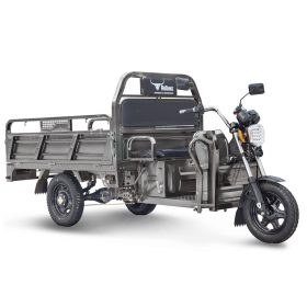 Электротрицикл грузовой Rutrike D4 1800 60V1200W, темно-серый